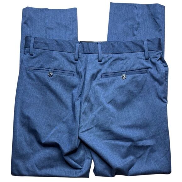 Van Heusen Men's Blue Dress Pants Slim Fit Flex Size 32 x 30 - Picture 4 of 4